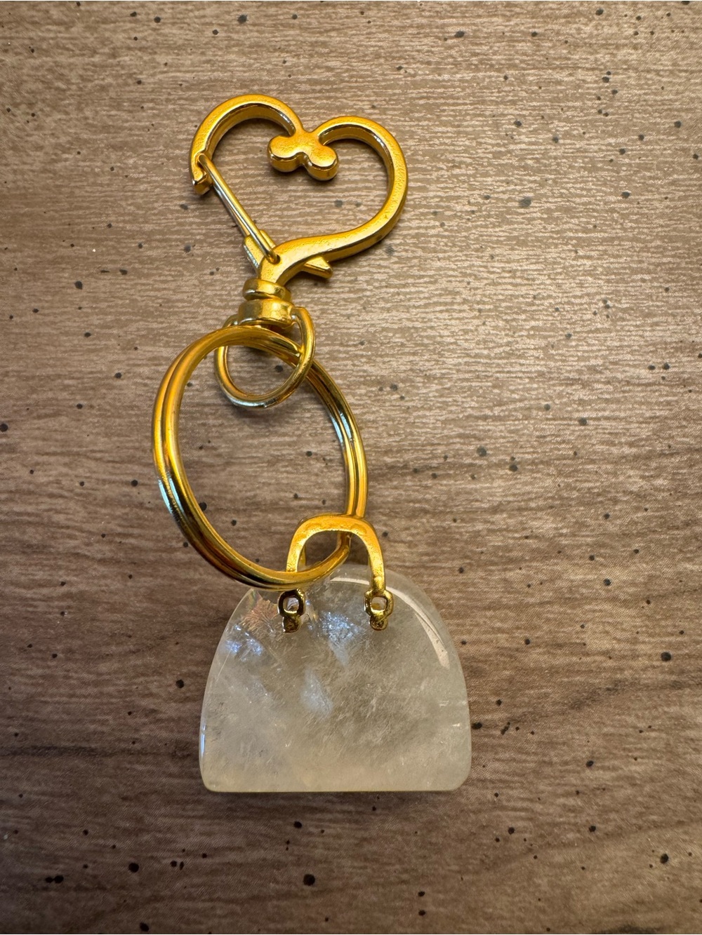 Handbag Bag charm/Keychain with Gold Tone Hardware.
